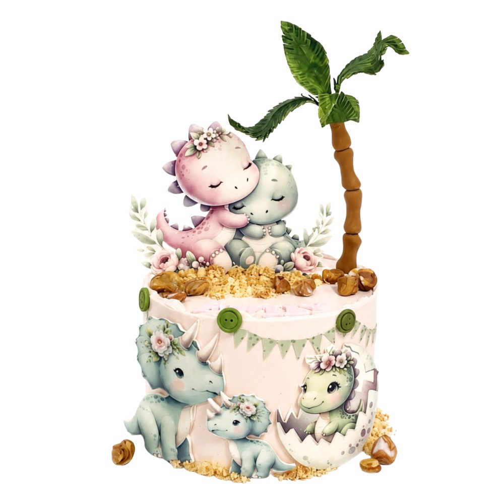 Dino cake pro holku OLLIES